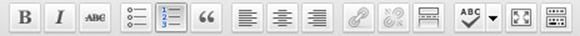Barra Herramientas - Editor de WP